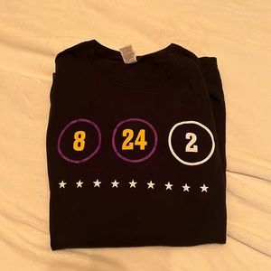 Kobe& Gianna Memory shirt From Golden State Warriors game